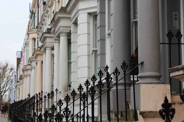 Straßenzug in Notting Hill